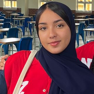Zayaan, Muddassir's English teacher